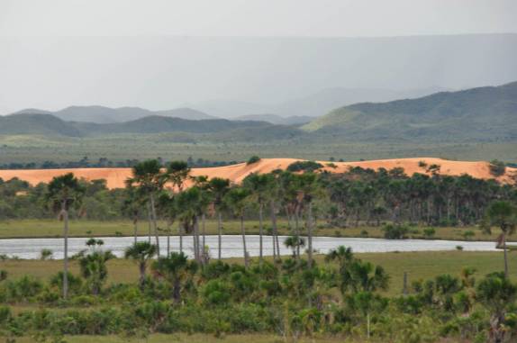 Chegando nas dunas avermelhadas do Jalapão - TO